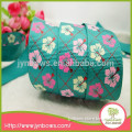 New arrival promotional flower colorful printed soft ribbon